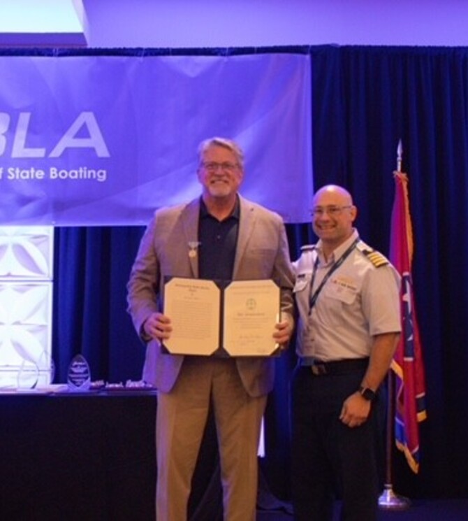 Marine Industry Leaders Receive U.S. Coast Guard's Highest Civilian Honor for Lifesaving Contributions to Recreational Boating Safety