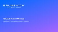 Q3 2025 Investor Meetings