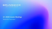 Q1 2026 Investor Meetings